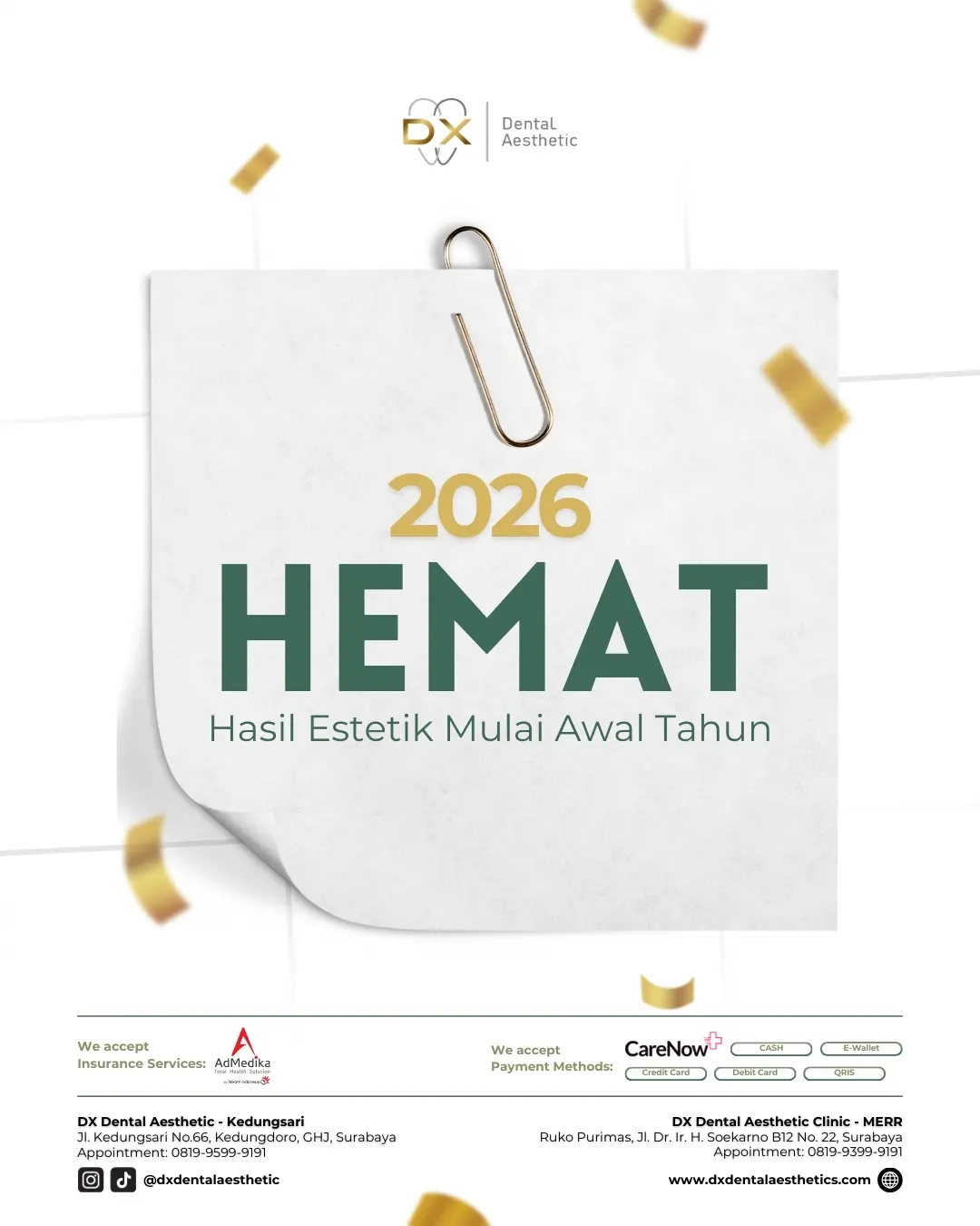 Promo DX Dental Aesthetic Januari 2026